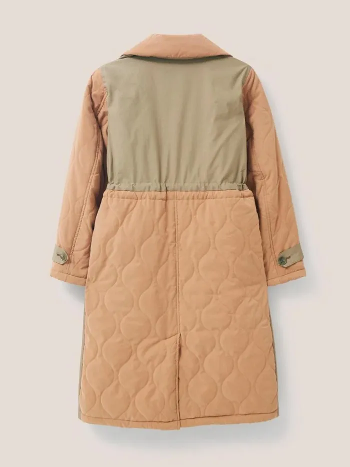 White Stuff COATS and JACKETS Peyton Quilted Mac Natural Multi 8211 Women White Stuff COATS and JACKETS Peyton Quilted Mac Natural Multi 8211 Women