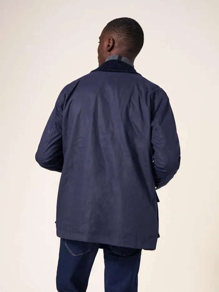 White Stuff COATS and JACKETS Waxed Jacket Dark Navy 8211 Men White Stuff COATS and JACKETS Waxed Jacket Dark Navy 8211 Men