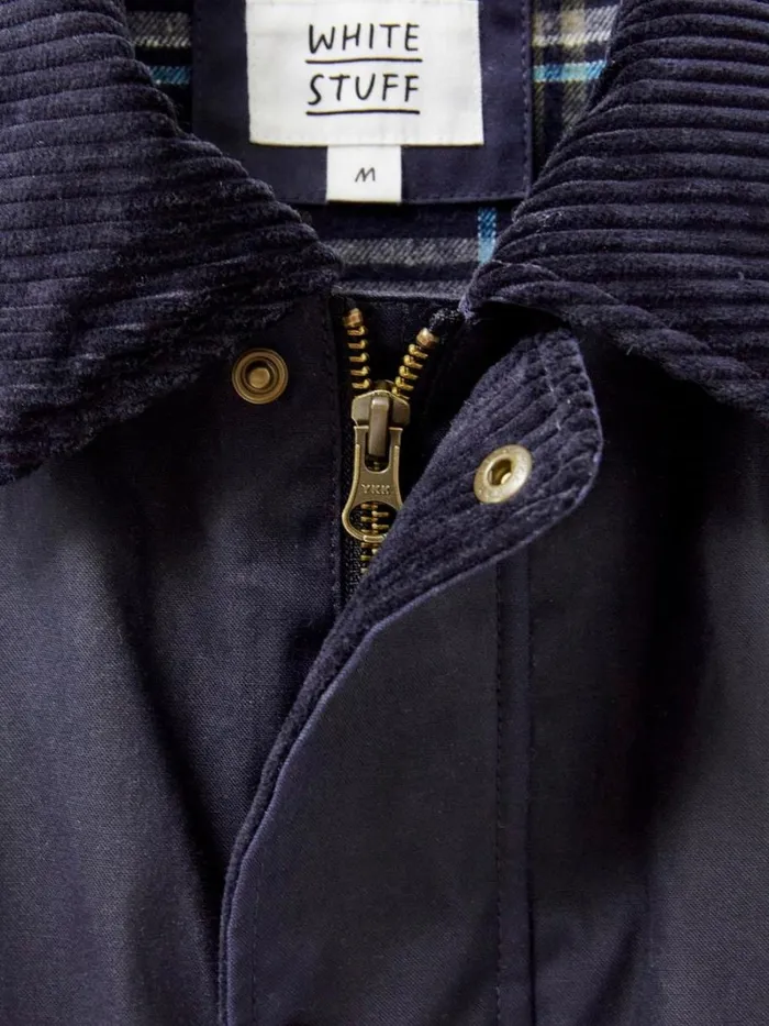 White Stuff COATS and JACKETS Waxed Jacket Dark Navy 8211 Men White Stuff COATS and JACKETS Waxed Jacket Dark Navy 8211 Men
