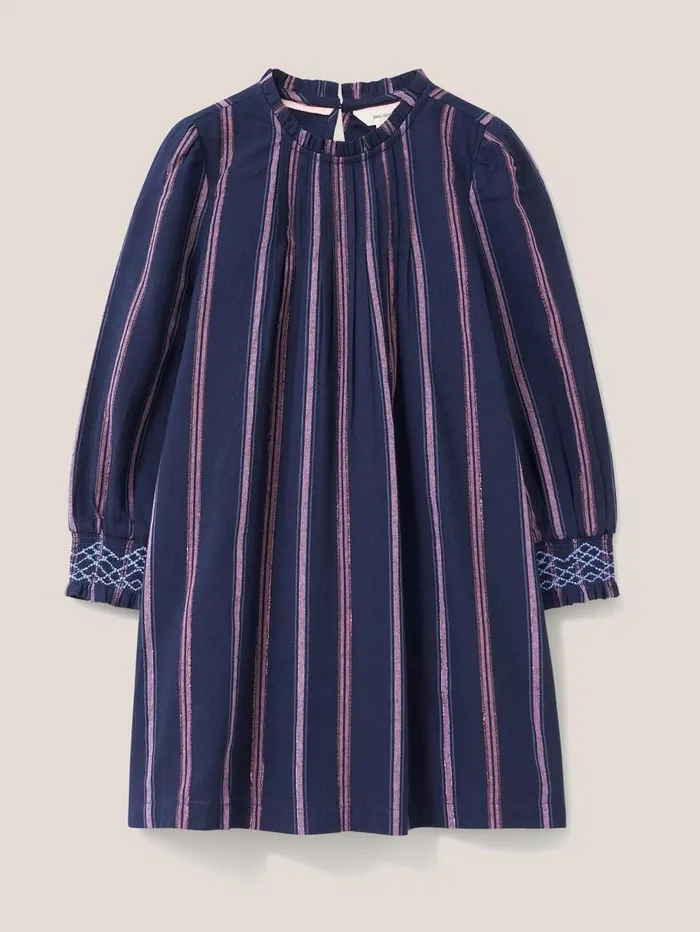 White Stuff DRESSES and SKIRTS Astrid Frill Dress Navy Multi 8211 Kids White Stuff DRESSES and SKIRTS Astrid Frill Dress Navy Multi 8211 Kids