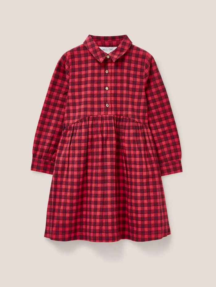 White Stuff DRESSES and SKIRTS Leila Check Shirt Dress Red Multi 8211 Kids White Stuff DRESSES and SKIRTS Leila Check Shirt Dress Red Multi 8211 Kids