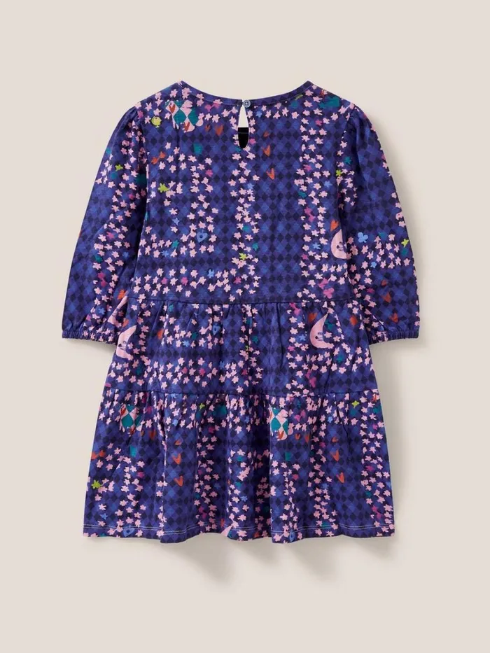 White Stuff DRESSES and SKIRTS Maze Printed Jersey Dress Navy Print 8211 Kids White Stuff DRESSES and SKIRTS Maze Printed Jersey Dress Navy Print 8211 Kids