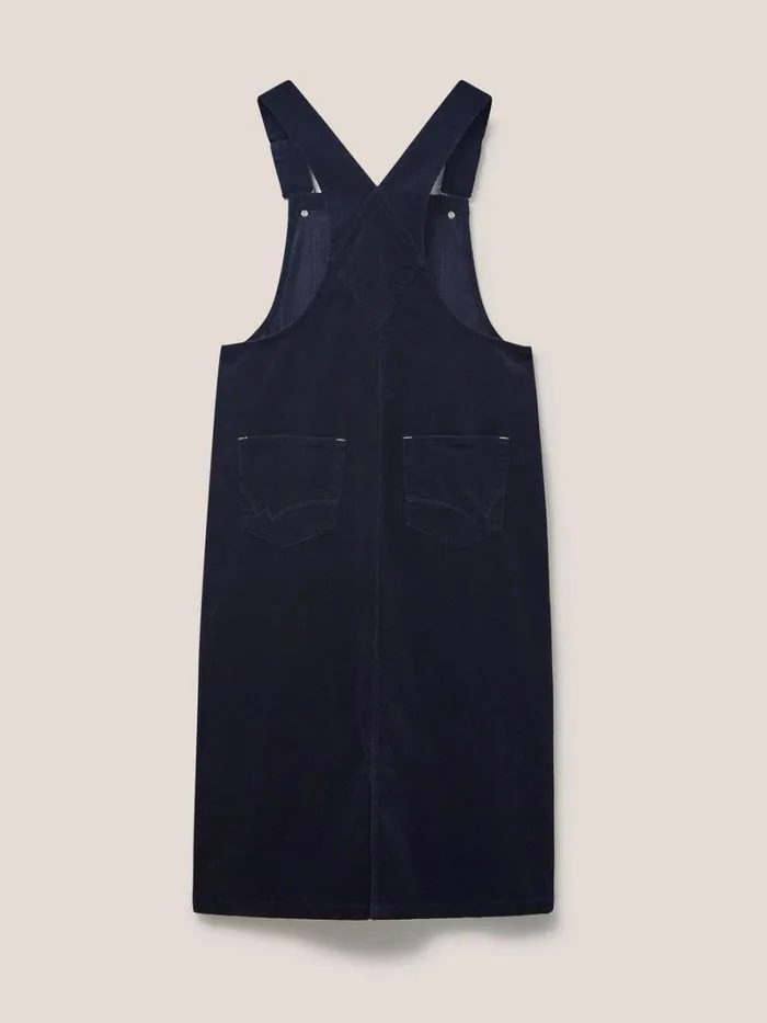 White Stuff DRESSES Emmie Organic Cord Midi Pinafore Dark Navy 8211 Women White Stuff DRESSES Emmie Organic Cord Midi Pinafore Dark Navy 8211 Women