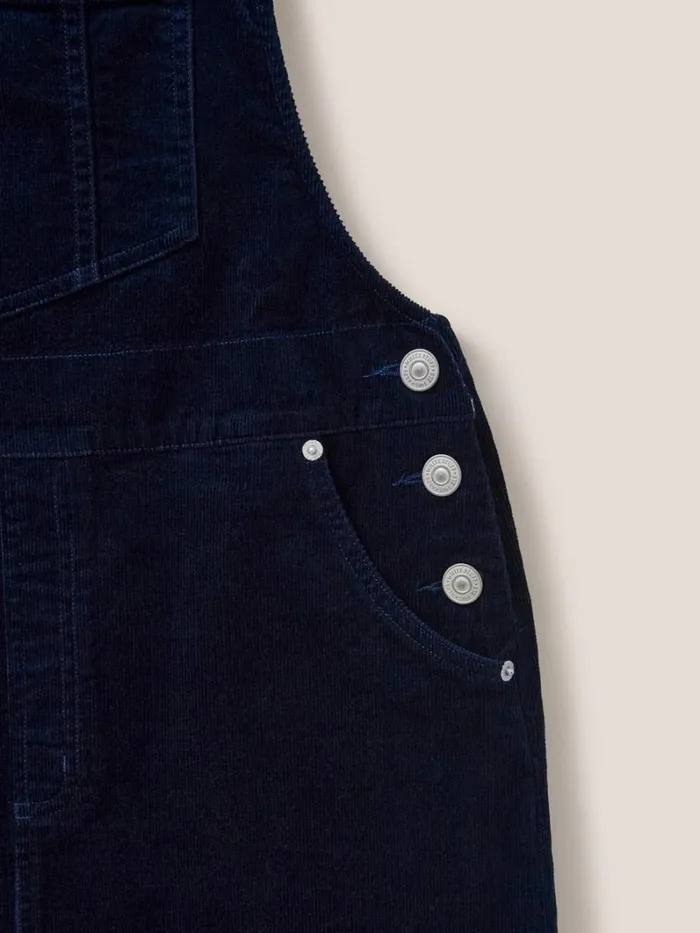 White Stuff DRESSES Emmie Organic Cord Pinafore Dark Navy 8211 Women White Stuff DRESSES Emmie Organic Cord Pinafore Dark Navy 8211 Women