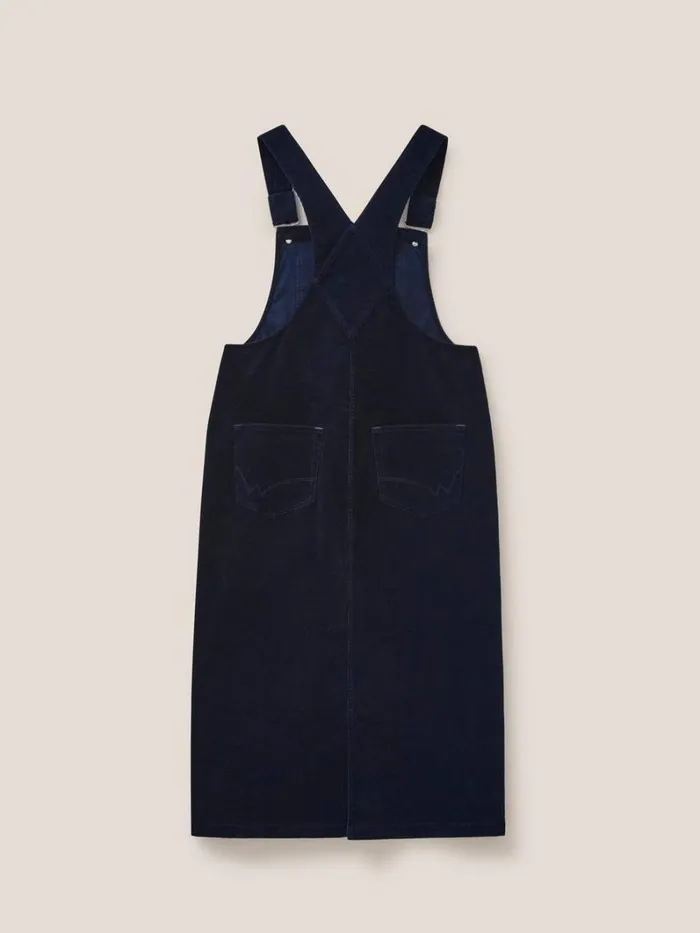 White Stuff DRESSES Emmie Organic Cord Pinafore Dark Navy 8211 Women White Stuff DRESSES Emmie Organic Cord Pinafore Dark Navy 8211 Women