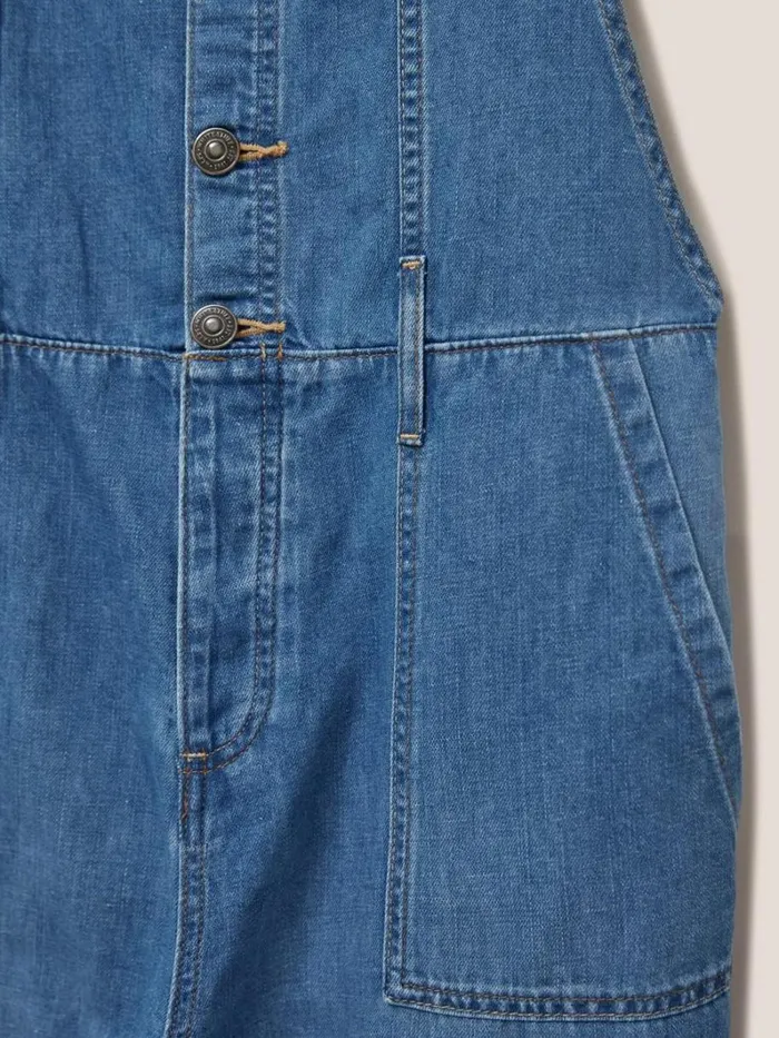 White Stuff DUNGAREES and JUMPSUITS Strappy Cotton Linen Dungaree Light Denim 8211 Women White Stuff DUNGAREES and JUMPSUITS Strappy Cotton Linen Dungaree Light Denim 8211 Women