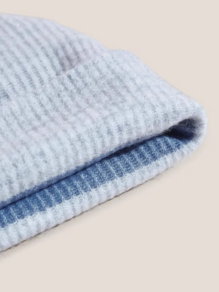 White Stuff HATS Reversible Colourblock Beanie Grey Multi 8211 Women White Stuff HATS Reversible Colourblock Beanie Grey Multi 8211 Women