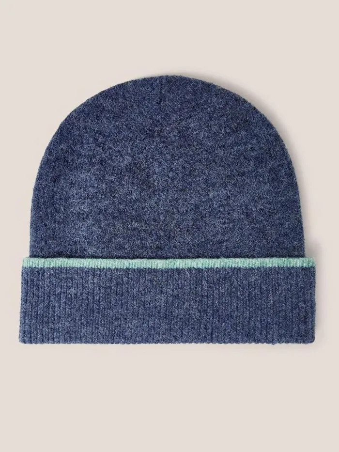 White Stuff HATS Sienna Knit Beanie Mid Blue 8211 Women White Stuff HATS Sienna Knit Beanie Mid Blue 8211 Women