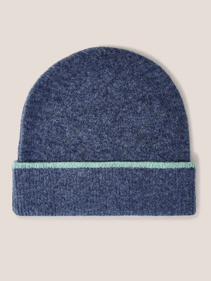 White Stuff HATS Sienna Knit Beanie Mid Blue 8211 Women White Stuff HATS Sienna Knit Beanie Mid Blue 8211 Women