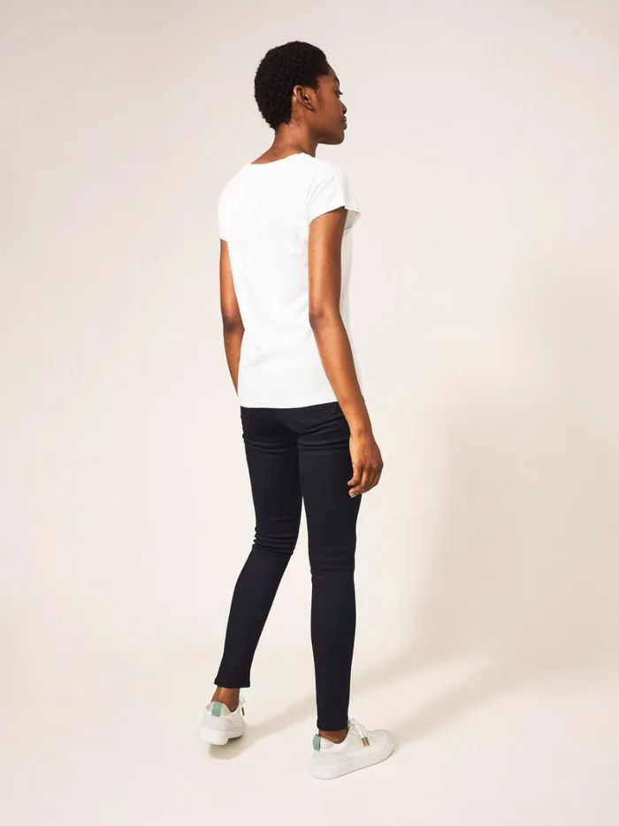White Stuff JEANS Amelia Skinny Leg Jeans Black Denim 8211 Women White Stuff JEANS Amelia Skinny Leg Jeans Black Denim 8211 Women