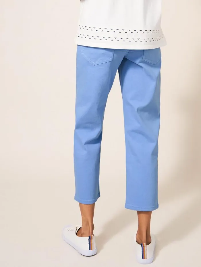 White Stuff JEANS Blake Straight Crop Jeans Mid Blue 8211 Women White Stuff JEANS Blake Straight Crop Jeans Mid Blue 8211 Women