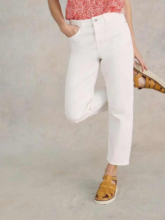 White Stuff JEANS Blake Straight Cropped Jean Natural White 8211 Women White Stuff JEANS Blake Straight Cropped Jean Natural White 8211 Women