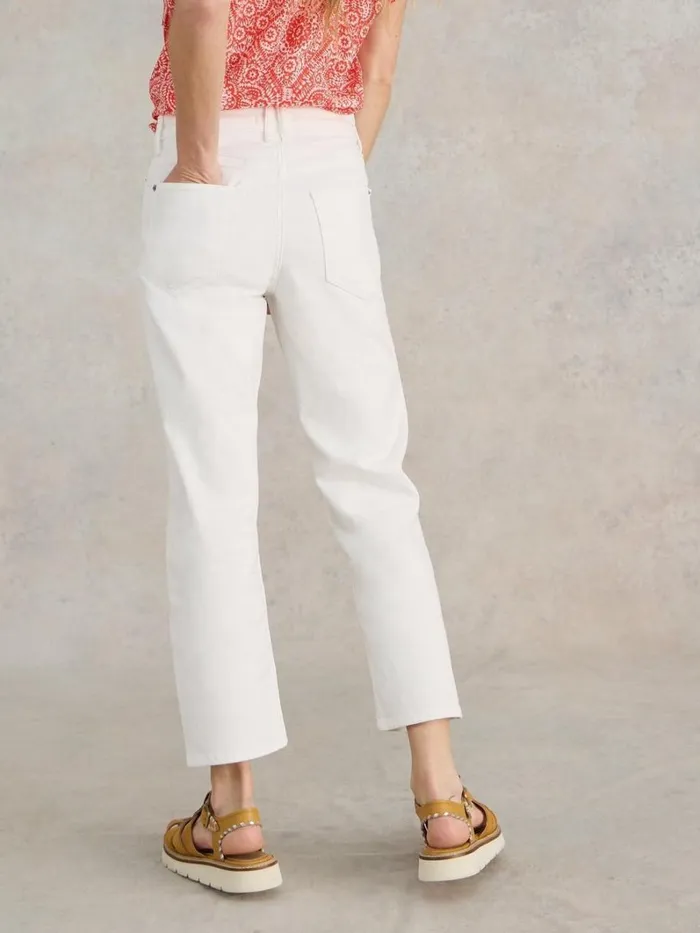 White Stuff JEANS Blake Straight Cropped Jean Natural White 8211 Women White Stuff JEANS Blake Straight Cropped Jean Natural White 8211 Women