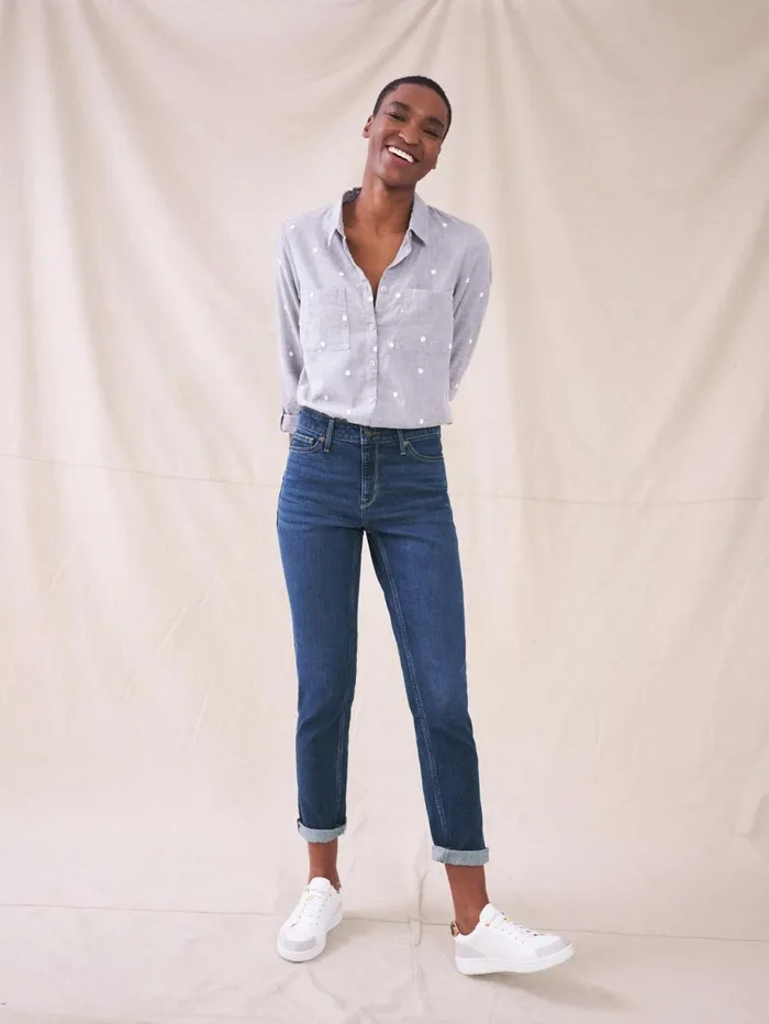 White Stuff JEANS Brooke Straight Leg Jeans Mid Denim 8211 Women White Stuff JEANS Brooke Straight Leg Jeans Mid Denim 8211 Women