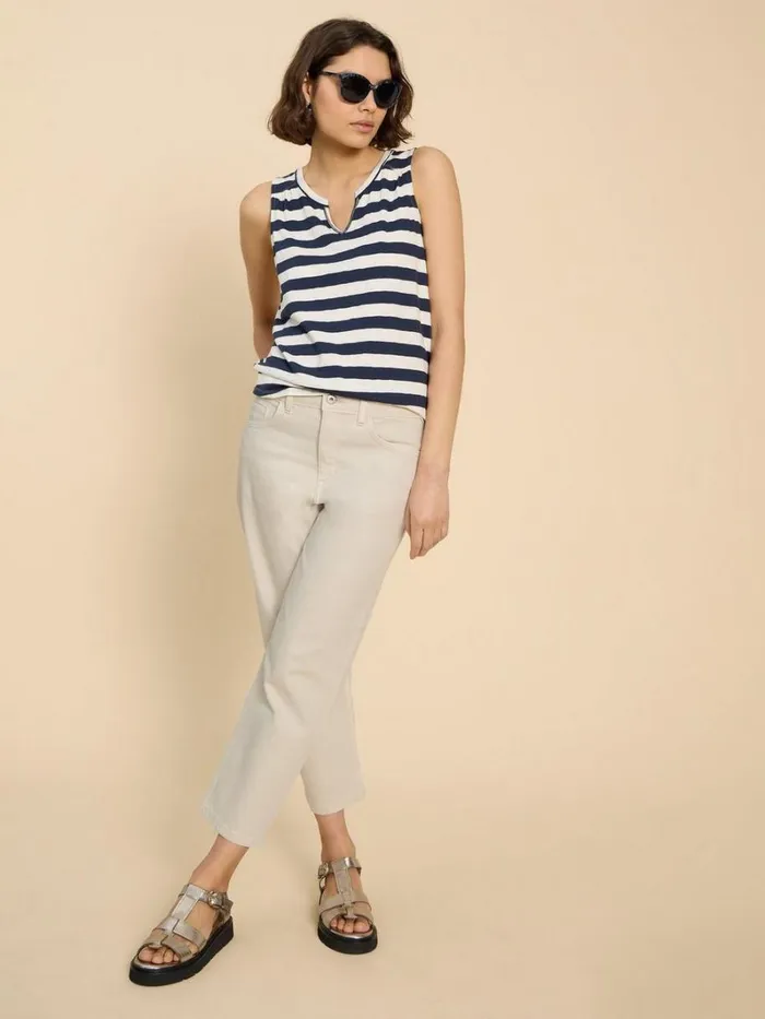 White Stuff JEANS Charlie Straight Crop Jean Light Natural 8211 Women