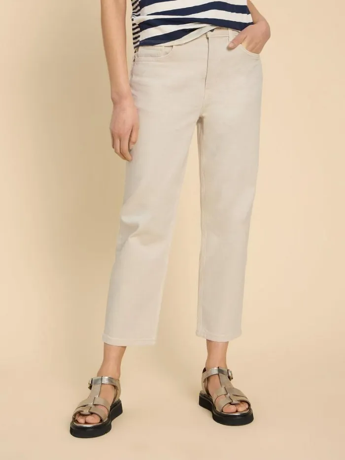 White Stuff JEANS Charlie Straight Crop Jean Light Natural 8211 Women White Stuff JEANS Charlie Straight Crop Jean Light Natural 8211 Women