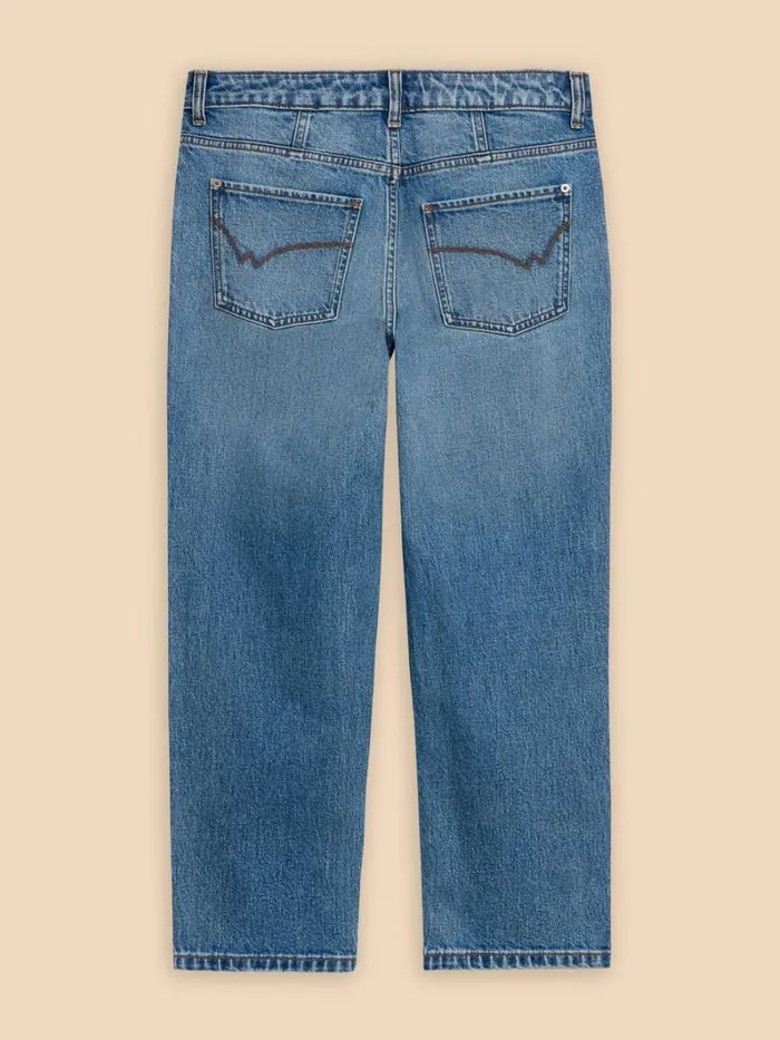 White Stuff JEANS Charlie Straight Crop Jean Mid Denim 8211 Women White Stuff JEANS Charlie Straight Crop Jean Mid Denim 8211 Women