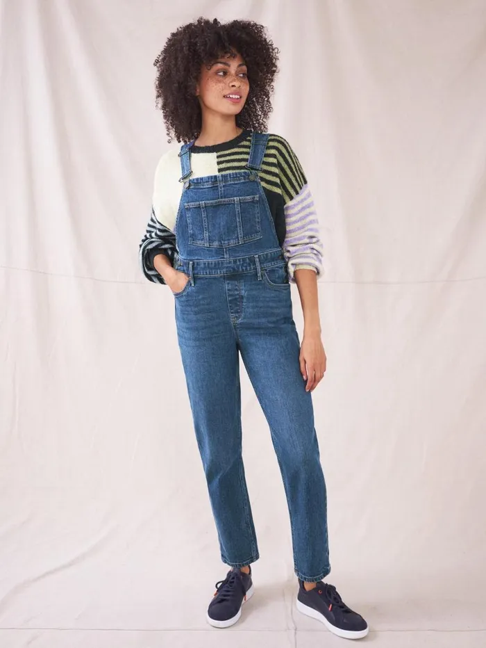 White Stuff JEANS Isabelle Jean Dungaree Mid Denim 8211 Women