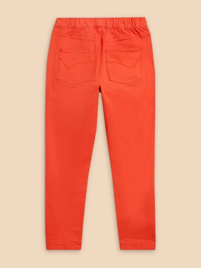 White Stuff JEANS Janey Cotton Cropped Jegging Bright Orange 8211 Women White Stuff JEANS Janey Cotton Cropped Jegging Bright Orange 8211 Women