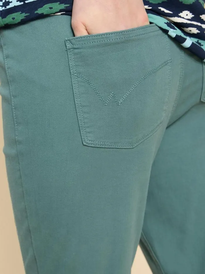 White Stuff JEANS Janey Cotton Cropped Jegging Mid Teal 8211 Women White Stuff JEANS Janey Cotton Cropped Jegging Mid Teal 8211 Women