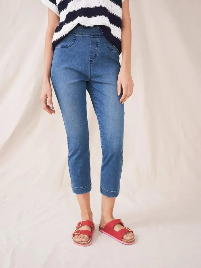 White Stuff JEANS Janey Crop Jegging Light Denim 8211 Women