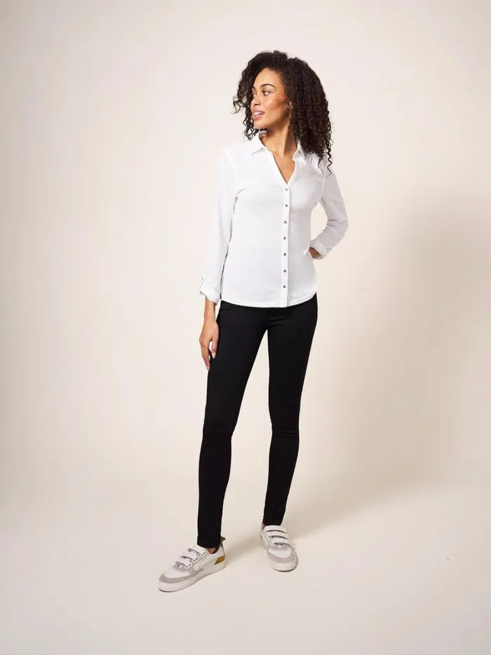 White Stuff JEANS Janey Full Length Jegging Pure Black 8211 Women