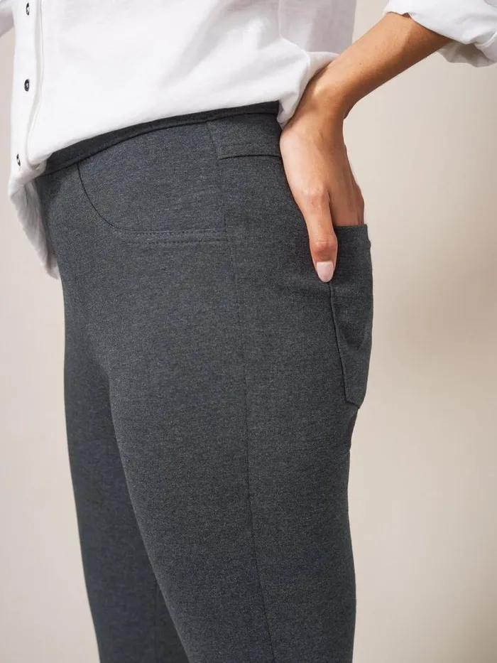 White Stuff JEANS Jodie Ponte Jeggings Grey Marl 8211 Women White Stuff JEANS Jodie Ponte Jeggings Grey Marl 8211 Women