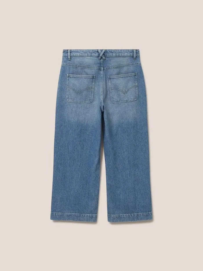 White Stuff JEANS Tia Wide Leg Crop Jeans Light Denim 8211 Women White Stuff JEANS Tia Wide Leg Crop Jeans Light Denim 8211 Women