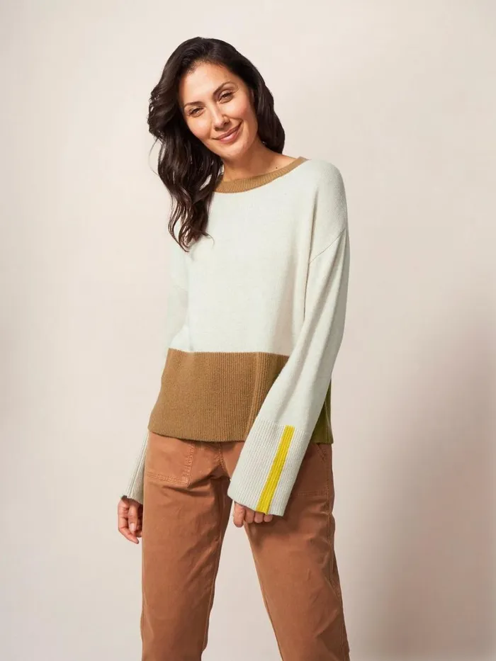 White Stuff KNITWEAR Birch Knitted Jumper Natural Multi 8211 Women White Stuff KNITWEAR Birch Knitted Jumper Natural Multi 8211 Women