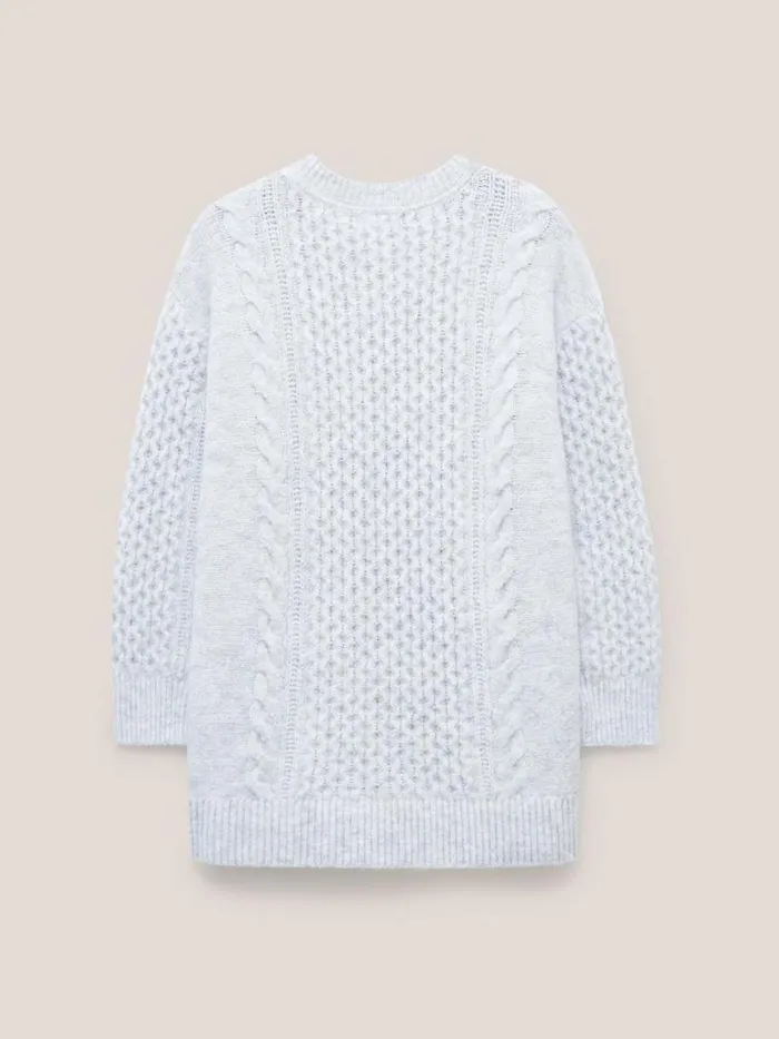 White Stuff KNITWEAR BIRCH TUNIC Mid Grey 8211 Women White Stuff KNITWEAR BIRCH TUNIC Mid Grey 8211 Women