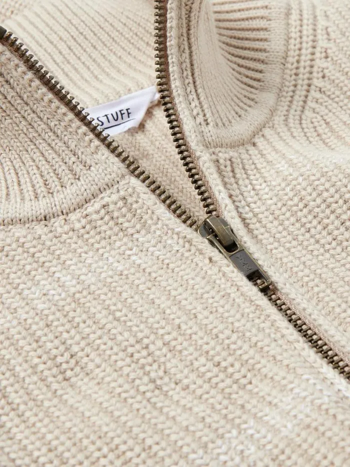 White Stuff KNITWEAR Breton Funnel Neck Jumper Light Natural 8211 Men White Stuff KNITWEAR Breton Funnel Neck Jumper Light Natural 8211 Men