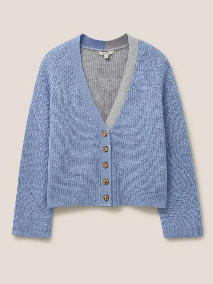 White Stuff KNITWEAR Dehlia Knitted Cardigan Light Blue 8211 Women White Stuff KNITWEAR Dehlia Knitted Cardigan Light Blue 8211 Women