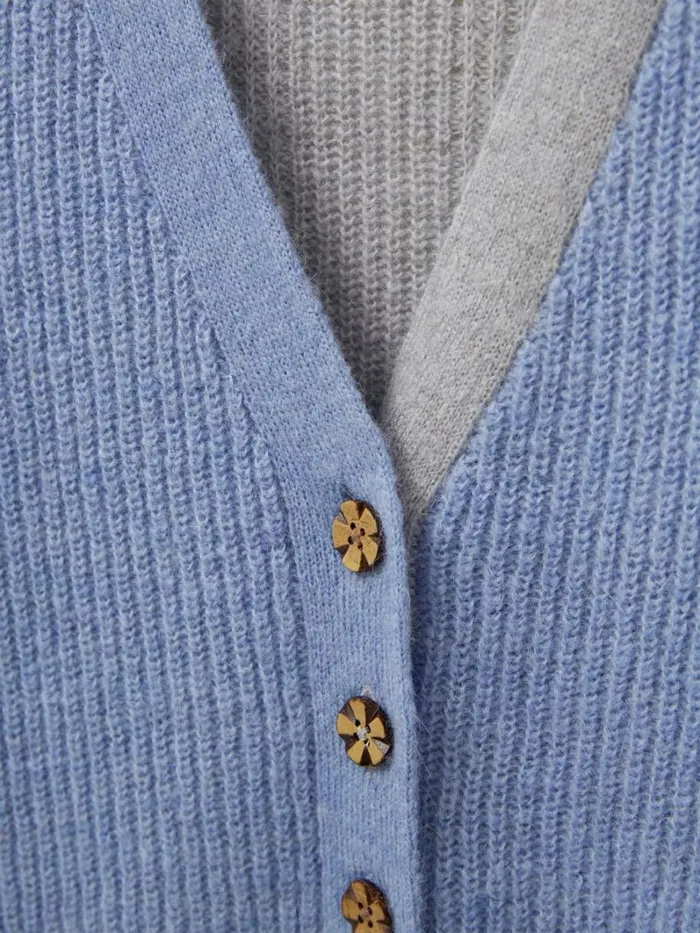 White Stuff KNITWEAR Dehlia Knitted Cardigan Light Blue 8211 Women White Stuff KNITWEAR Dehlia Knitted Cardigan Light Blue 8211 Women