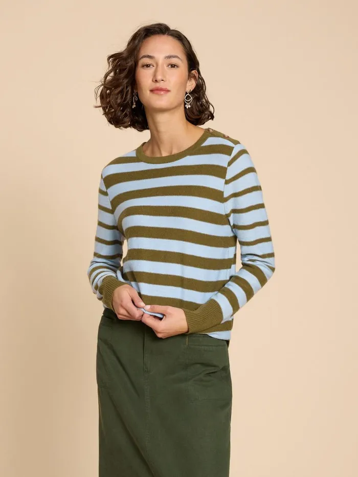 White Stuff KNITWEAR EMMA JUMPER Blue Multi 8211 Women White Stuff KNITWEAR EMMA JUMPER Blue Multi 8211 Women