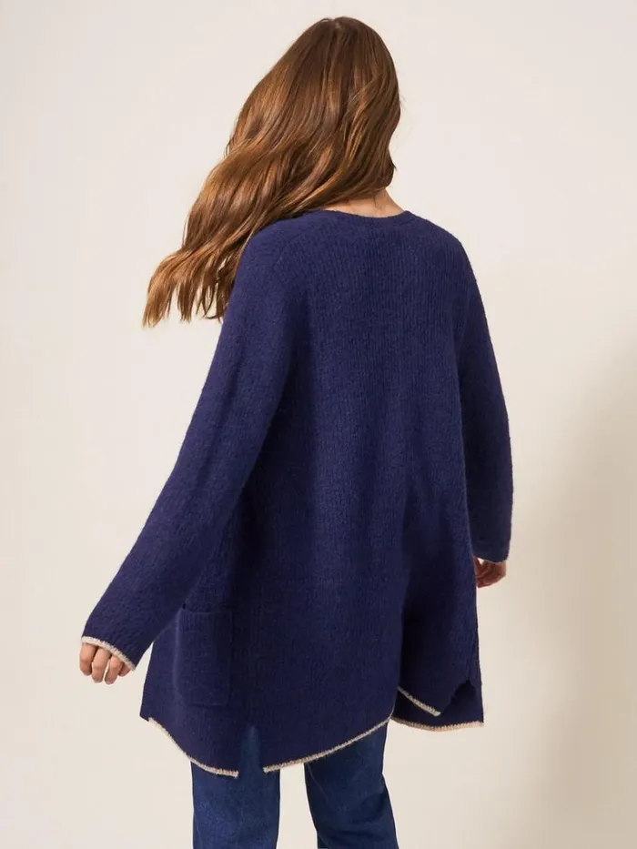 White Stuff KNITWEAR ERICA LONGLINE CARDI Dark Navy 8211 Women White Stuff KNITWEAR ERICA LONGLINE CARDI Dark Navy 8211 Women
