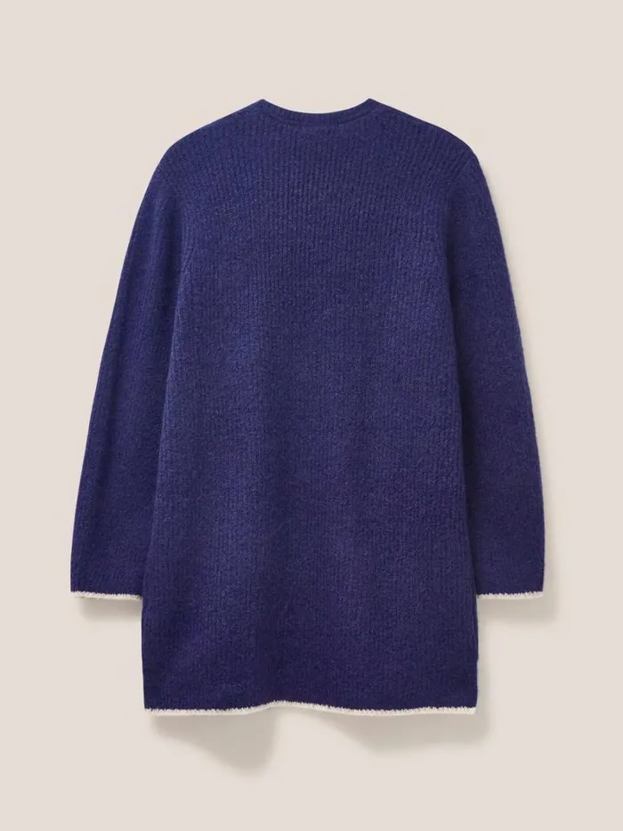 White Stuff KNITWEAR ERICA LONGLINE CARDI Dark Navy 8211 Women White Stuff KNITWEAR ERICA LONGLINE CARDI Dark Navy 8211 Women