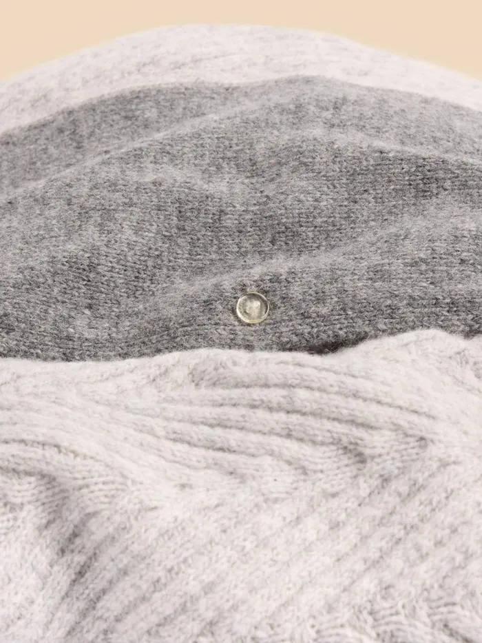 White Stuff KNITWEAR Florence Knitted Poncho Grey Marl 8211 Women White Stuff KNITWEAR Florence Knitted Poncho Grey Marl 8211 Women