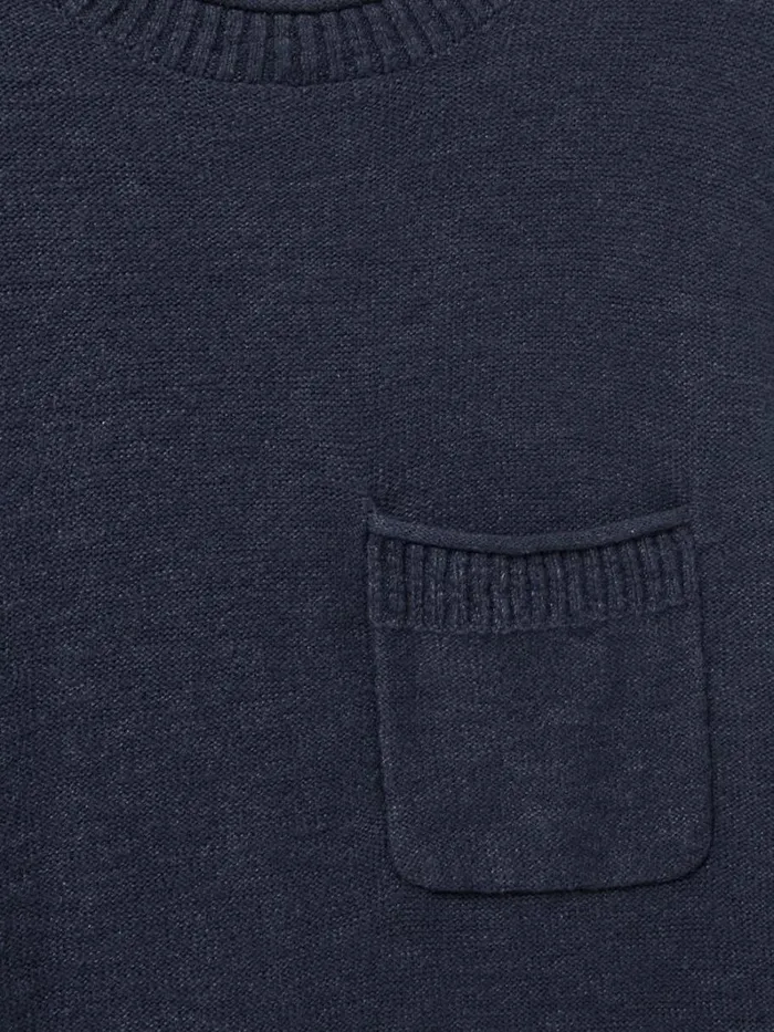 White Stuff KNITWEAR Grainger Pocket Crew Dark Navy 8211 Men White Stuff KNITWEAR Grainger Pocket Crew Dark Navy 8211 Men