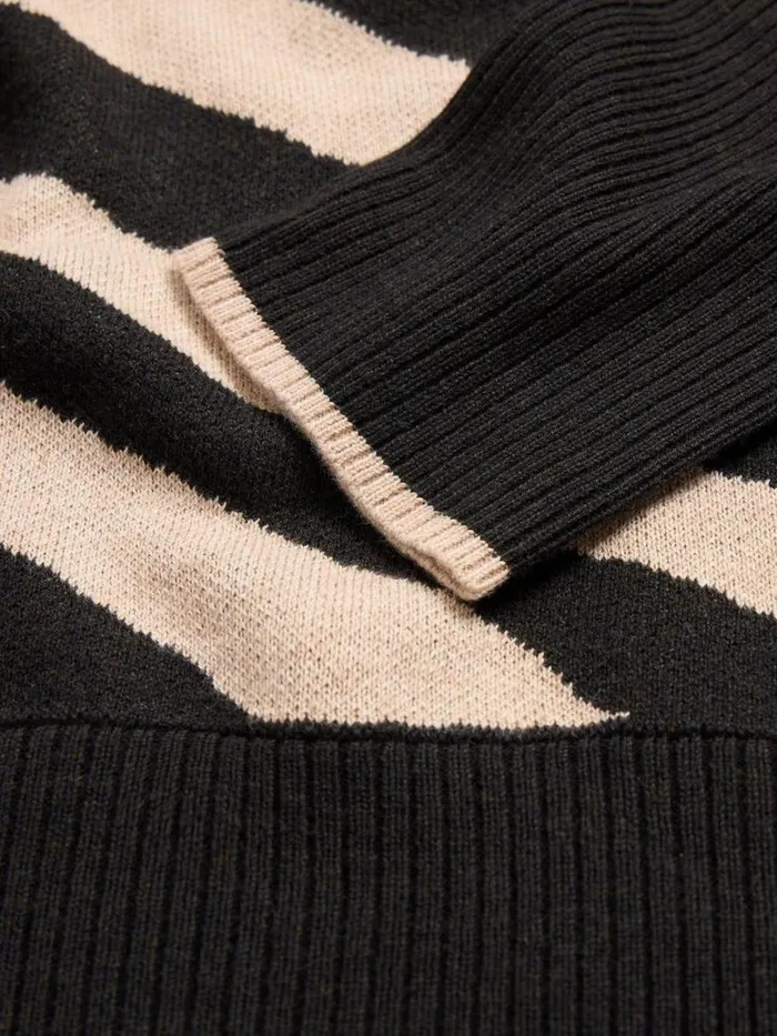 White Stuff KNITWEAR HEART OLIVE JUMPER Black Multi 8211 Women White Stuff KNITWEAR HEART OLIVE JUMPER Black Multi 8211 Women