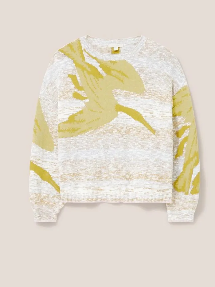 White Stuff KNITWEAR Ibis Intarsia Jumper Natural Multi 8211 Women White Stuff KNITWEAR Ibis Intarsia Jumper Natural Multi 8211 Women