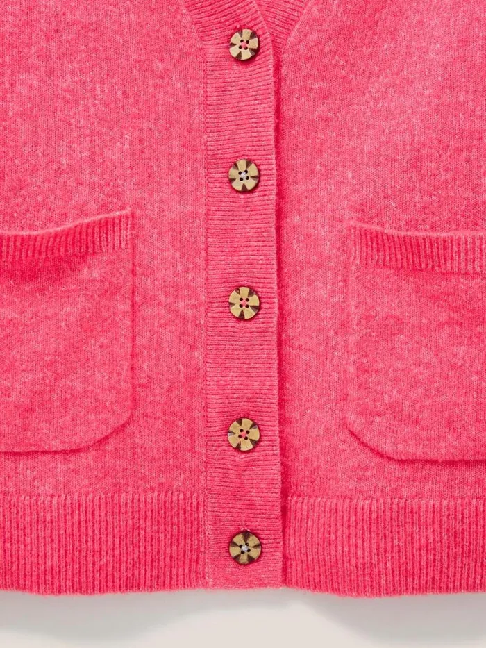 White Stuff KNITWEAR JAMIE CARDI Bright Pink 8211 Women White Stuff KNITWEAR JAMIE CARDI Bright Pink 8211 Women