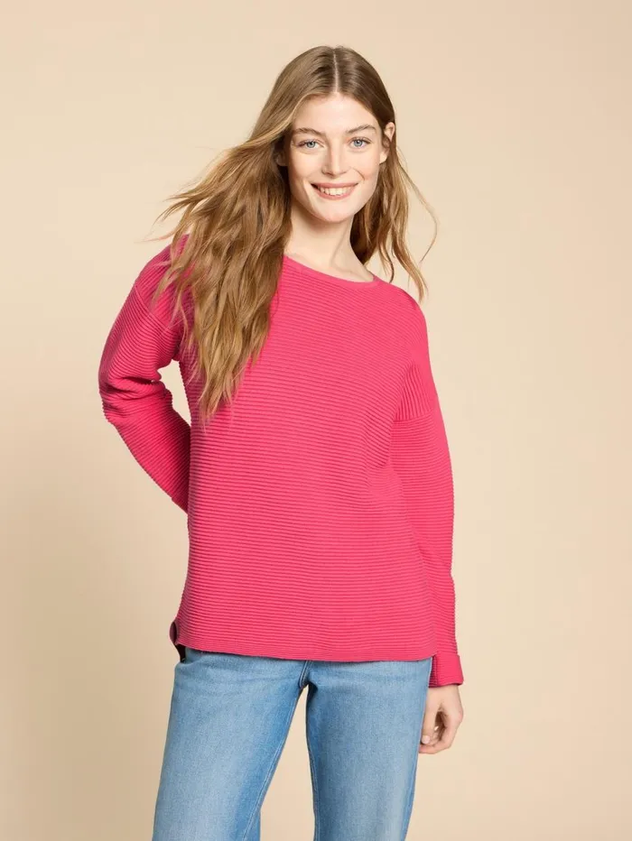White Stuff KNITWEAR JANA JUMPER Mid Pink 8211 Women White Stuff KNITWEAR JANA JUMPER Mid Pink 8211 Women