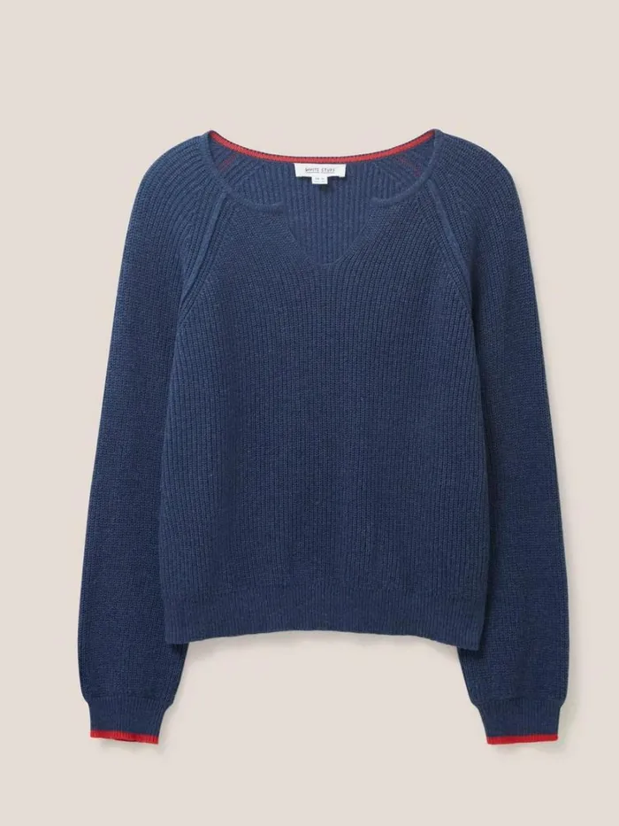 White Stuff KNITWEAR JENNIE RIB JUMPER Dark Navy 8211 Women White Stuff KNITWEAR JENNIE RIB JUMPER Dark Navy 8211 Women