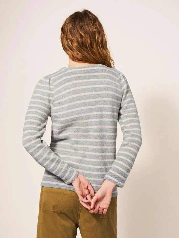 White Stuff KNITWEAR JULIE JUMPER Grey Multi 8211 Women White Stuff KNITWEAR JULIE JUMPER Grey Multi 8211 Women