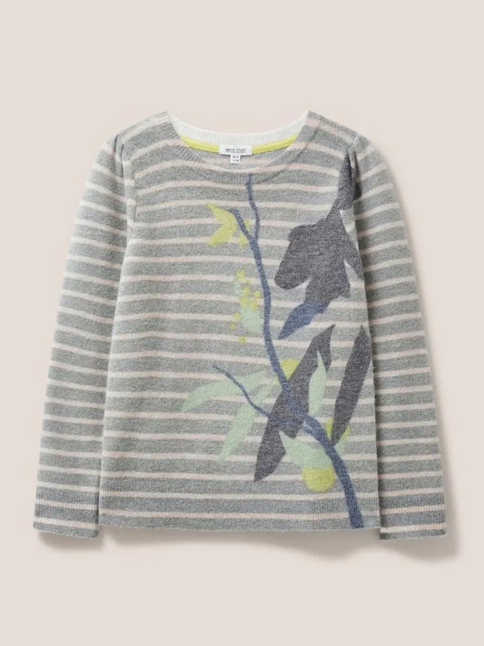 White Stuff KNITWEAR JULIE JUMPER Grey Multi 8211 Women White Stuff KNITWEAR JULIE JUMPER Grey Multi 8211 Women