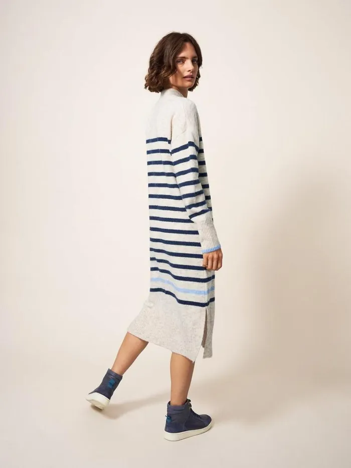 White Stuff KNITWEAR JUMPER DRESS Natural Multi 8211 Women White Stuff KNITWEAR JUMPER DRESS Natural Multi 8211 Women