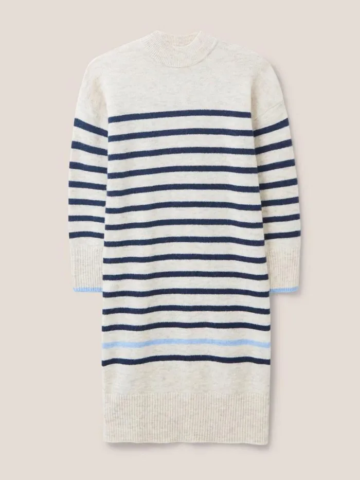 White Stuff KNITWEAR JUMPER DRESS Natural Multi 8211 Women White Stuff KNITWEAR JUMPER DRESS Natural Multi 8211 Women