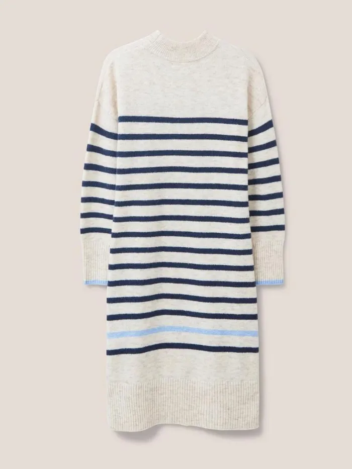 White Stuff KNITWEAR JUMPER DRESS Natural Multi 8211 Women White Stuff KNITWEAR JUMPER DRESS Natural Multi 8211 Women