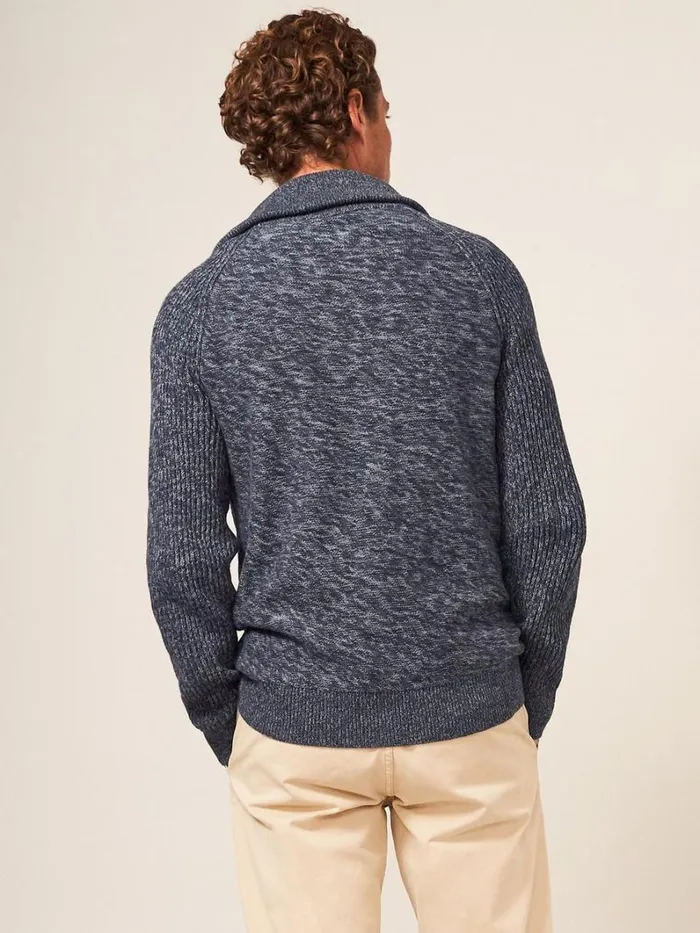 White Stuff KNITWEAR Lakewood Zip Neck Jumper Dark Grey 8211 Men White Stuff KNITWEAR Lakewood Zip Neck Jumper Dark Grey 8211 Men