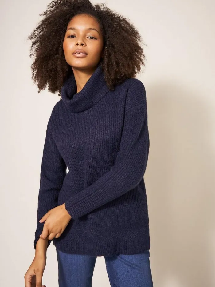 White Stuff KNITWEAR LOVELY RIB JUMPER French Navy 8211 Women White Stuff KNITWEAR LOVELY RIB JUMPER French Navy 8211 Women